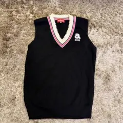 BEAMS GOLFORANGE LABEL / Bワッペン ニットベスト/M BEAMS GOLFORANGE LABEL / Bワッペン ニットベスト/M - メルカリ