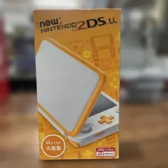 【動作確認済み・中古】New NINTENDO 2DS LL ホワイト×オレンジ
