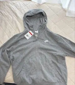 Nike グレー フルジップパーカー L