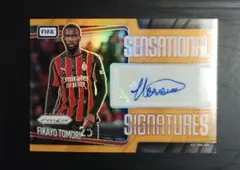 세계 99장 한정 PANINI 피카요 토모리 친필 사인 auto 병렬