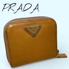 PRADA プラダ　コンパクトウォレット　ラウンドファスナー　財布