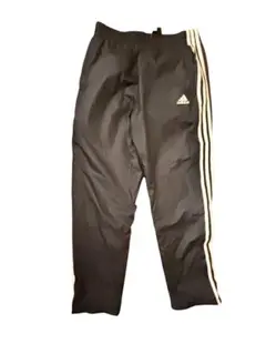 adidas トレーニングパンツ 黒 3本ライン シャカシャカ