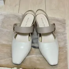 よ*ー様 パンプス 40 (24.5~25cm) 白 ホワイト