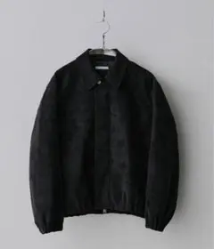 FAUX SUEDE ZIP BLOUSON