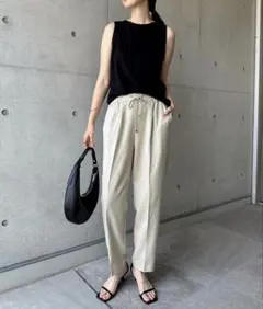 and me アンドミー パンツ テーパードパンツ