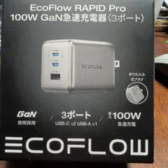 EcoFlow RAPID Pro 100W GaN充電器 新品 未開封