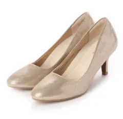 RANDA ゴールド　パンプス　パーティー　結婚式　二次会