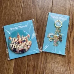 ミセス　ワンダーミュージアム　ステンドグラスキーホルダー　ゼンジン　缶バッヂ