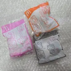 マクドナルド　ハッピーセット　ハローキティ フィギュア 3個セット 2015年