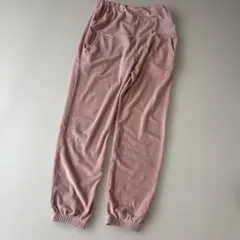 ELFINDOLLマタニティ ベロアパンツ ピンク Mサイズ