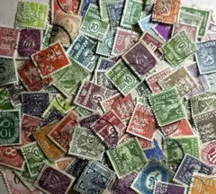 海外　使用済　切手　アンティーク　100枚