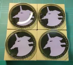 エヴァンゲリオン 一番くじ ガラスプレート 新品 4個セット品　エヴァ初号機 皿