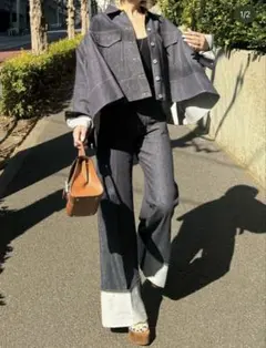 完売品♡Cygne フレアデニムショートジャケット