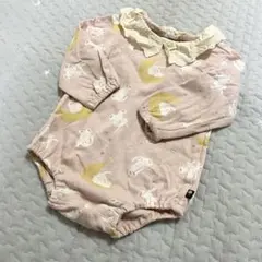 バースデイ futafuta うさぎ フタうさ レース襟 ロンパース