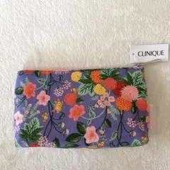CLINIQUE クリニーク 花柄ポーチ＜新品未使用非売品＞のサムネイル
