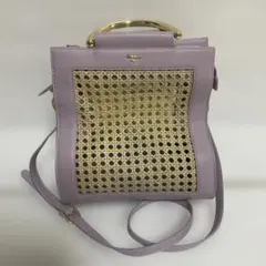 Samantha Vega サマンサベガ ラベンダー 2way ショルダーバッグ