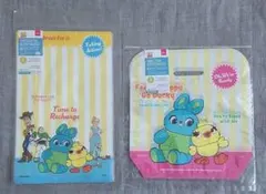 ☆入手困難☆ダイソー　トイ・ストーリー　 底マチクリアバッグ他　2種セット