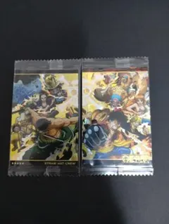 ワンピース　ウエハースカード　SEC 麦わらの一味　2種類セット　未開封