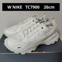 W NIKE TC7900 26cm 白 WHITE ホワイト