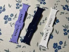 Apple Watchシリコンベルト3色セット(42～44mm)