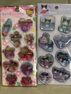 日焼けキティ クロミ ウオーターインシールセット