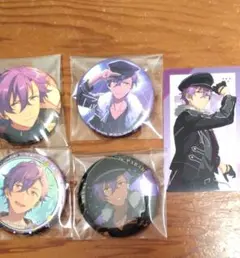 乙狩 アドニスあんスタ 缶バッジ カードあんさんぶるスターズ