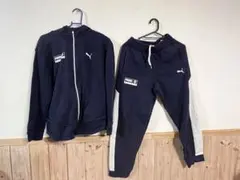 PUMA ネイビー ジャージセットアップ
