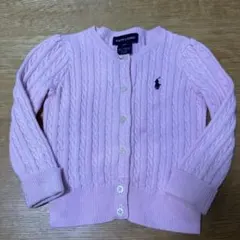 Ralph Lauren ピンク カーディガン　18M