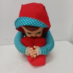 昭和レトロ 創作人形 蓬田 作 26センチ 布人形 民芸 インテリア 希少品 