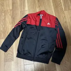 adidas ジャージ 赤黒 140