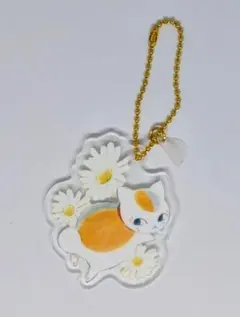 一番くじ夏目友人帳 ニャンコ先生と花しらべG賞お花のアクリルチャーマーガレット