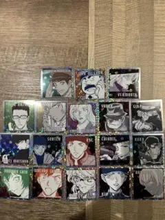 名探偵コナンオリジナルホログラムステッカーの全18種類セット