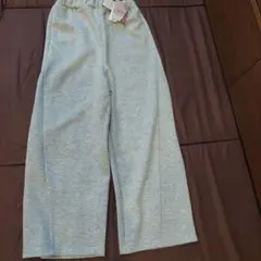 しまむら×Écla sim×makoさん、グレー スウェットコクーンパンツ