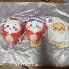 ちいかわ たこイカくじ ぬいぐるみ C賞　3種セットのサムネイル