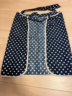 授乳ケープ ネイビー水玉