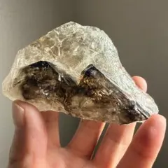【希少・最高峰の造形】スモーキーエレスチャル 原石 骸骨水晶 228g 希少・最高峰の造形】スモーキーエレスチャル 原石 骸骨水晶 228g