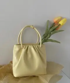 スクエア　コンパクトショルダーバッグ/ハンドバッグ