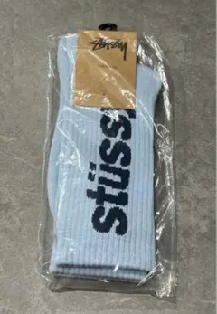 新品　stussy ステューシー ソックス 靴下 メンズ　ブルー