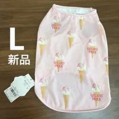 新品Lサイズ アイス柄カットソープルオーバー　ピンクのサムネイル