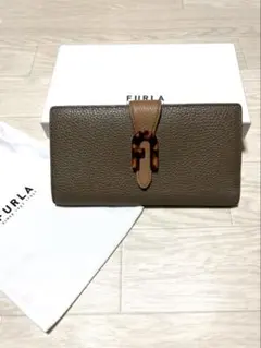 FURLA 長財布 べっ甲風ロゴのサムネイル