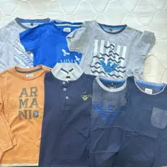 ARMANI Tシャツ 7枚セット 106〜118cm
