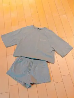 ZARA セットアップ★グレー✖️ラメ