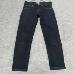 earth Lee コラボレーションデニム　テーパードパンツ　美品　脚長　xs
