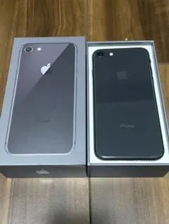 iPhone 8 スペースグレイ 64GB【ケース付き】