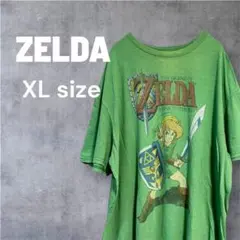 ゼルダの伝説公式 ゲームT 神々のトライフォース リンク 任天堂 緑 XL 古着