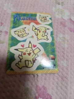 ポケットモンスター☆初期☆当時の物☆シールダス☆#09ピカチュウの