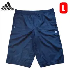 adidas アディダス ナイロン ハーフパンツ メンズ ネイビーのサムネイル