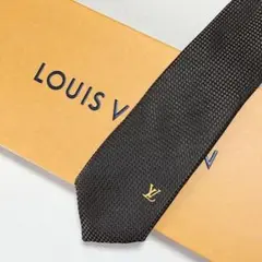 美品 ルイヴィトン Louis Vuitton ネクタイ シルク100%