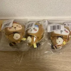 ちいかわ　たぬきだもんくじ　C賞３個セット ちいかわ、ハチワレ、うさぎ