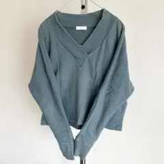 SALE❣️BEAUTY&YOUTH Vネックドルマンスリーブカットソー日本製